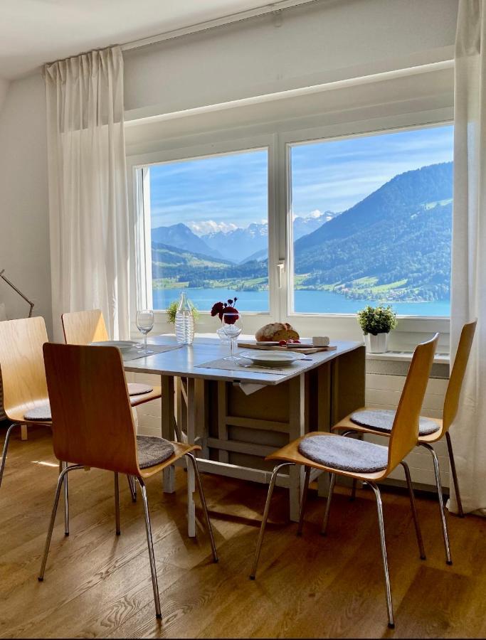 Beautiful Apartment With Fantastic Views Oberägeri Exterior foto