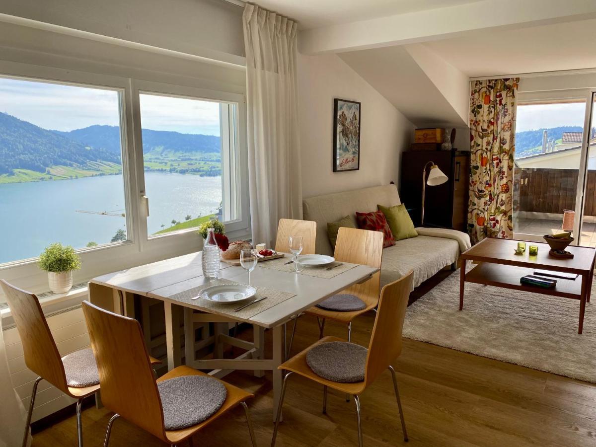 Beautiful Apartment With Fantastic Views Oberägeri Exterior foto