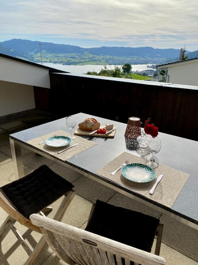 Beautiful Apartment With Fantastic Views Oberägeri Exterior foto